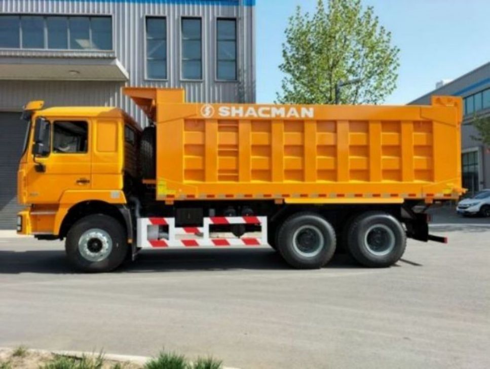 Nouveau chariot de décharge lourd SHACMAN F3000 6x4 380 EuroII Jaune 10 roues