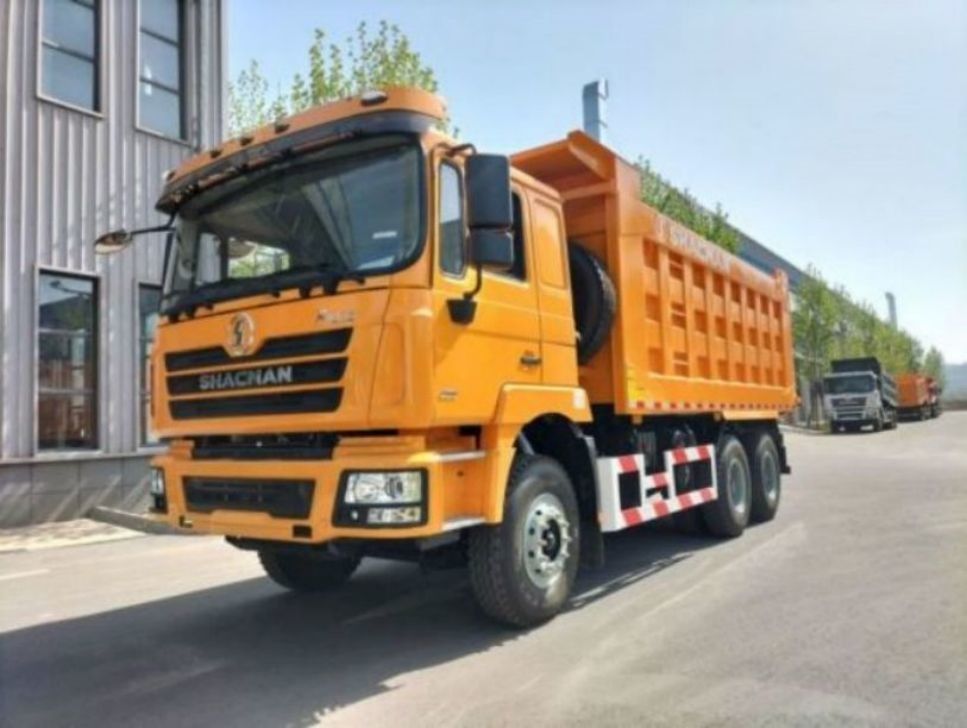 Nouveau chariot de décharge lourd SHACMAN F3000 6x4 380 EuroII Jaune 10 roues