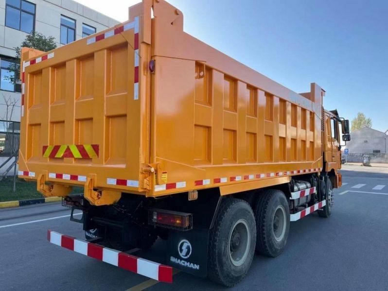 SHACMAN Export déchargeur de décharge F3000 6x4 380 EuroII Jaune Expérience de conduite luxueuse
