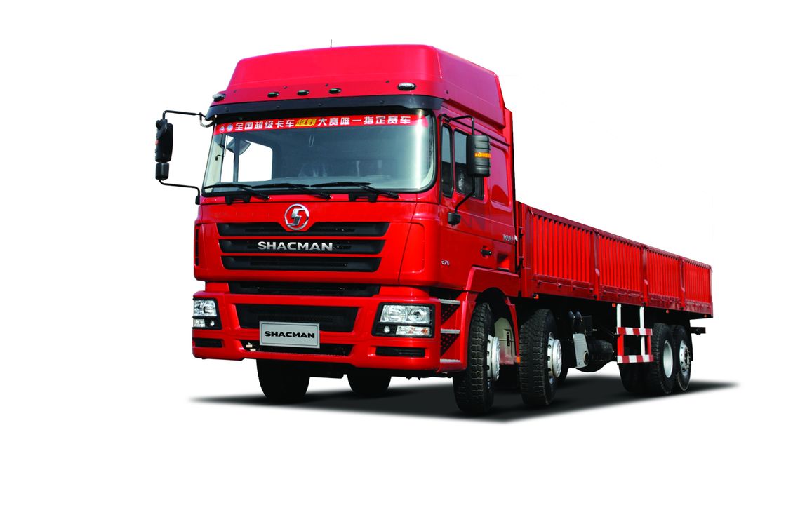SHACMAN F3000 camion 8x4 430hp camion rouge pour le transport composite