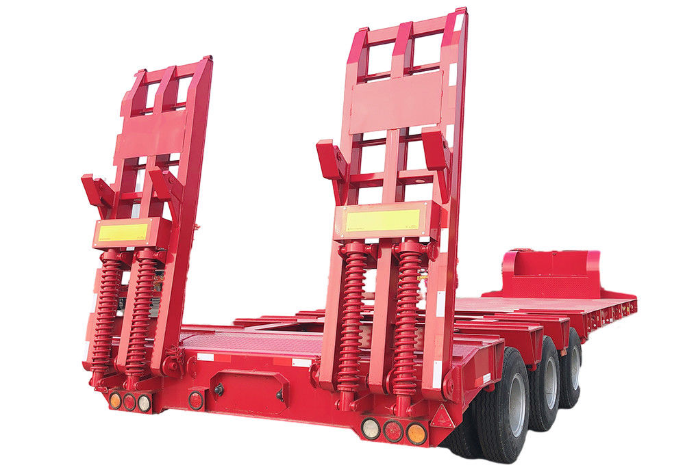 CIMC Camion semi-remorque à lit bas et lourd FUWA 3 axes