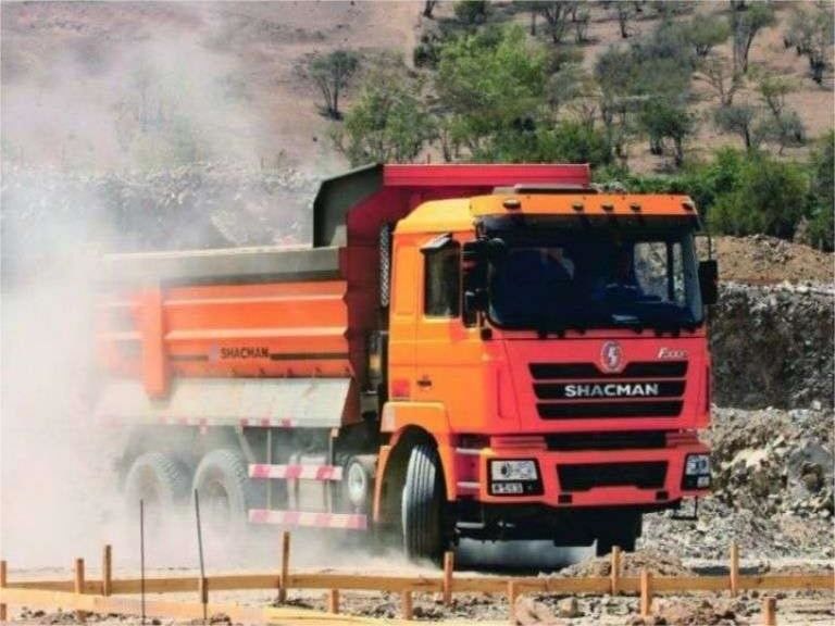 SHACMAN F3000 380HP 6x4 Camion tracteur EuroII 10 roues Camion déchargeur moteur WEICHAI