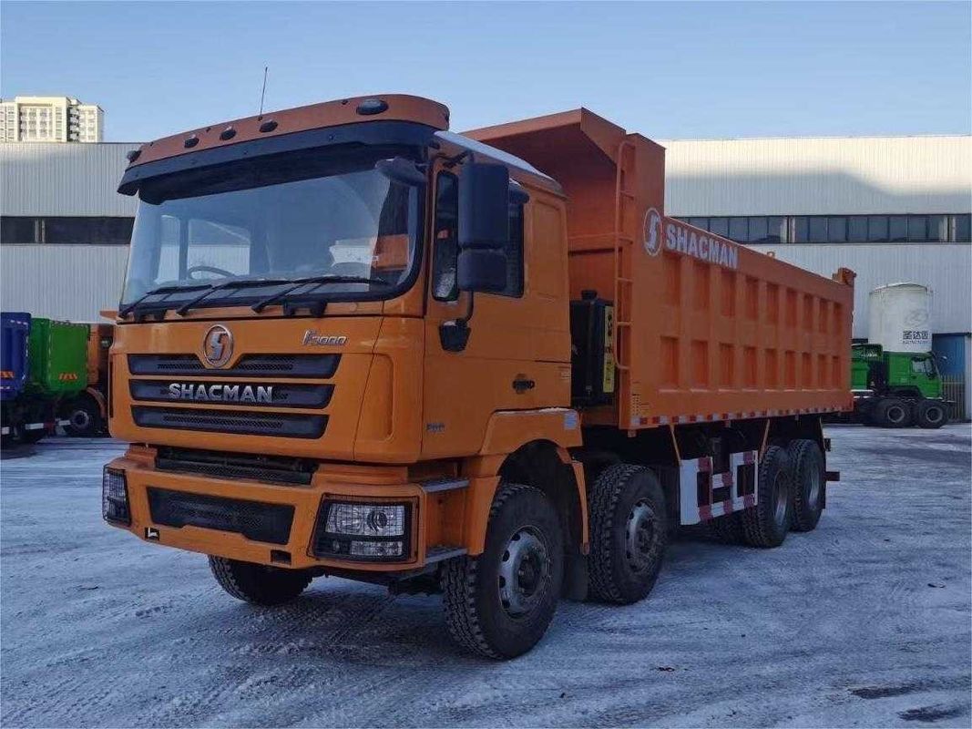SHACMAN F3000 8x4 380hp EuroV camion à décharge double axe de stade avec moteur WEICHAI