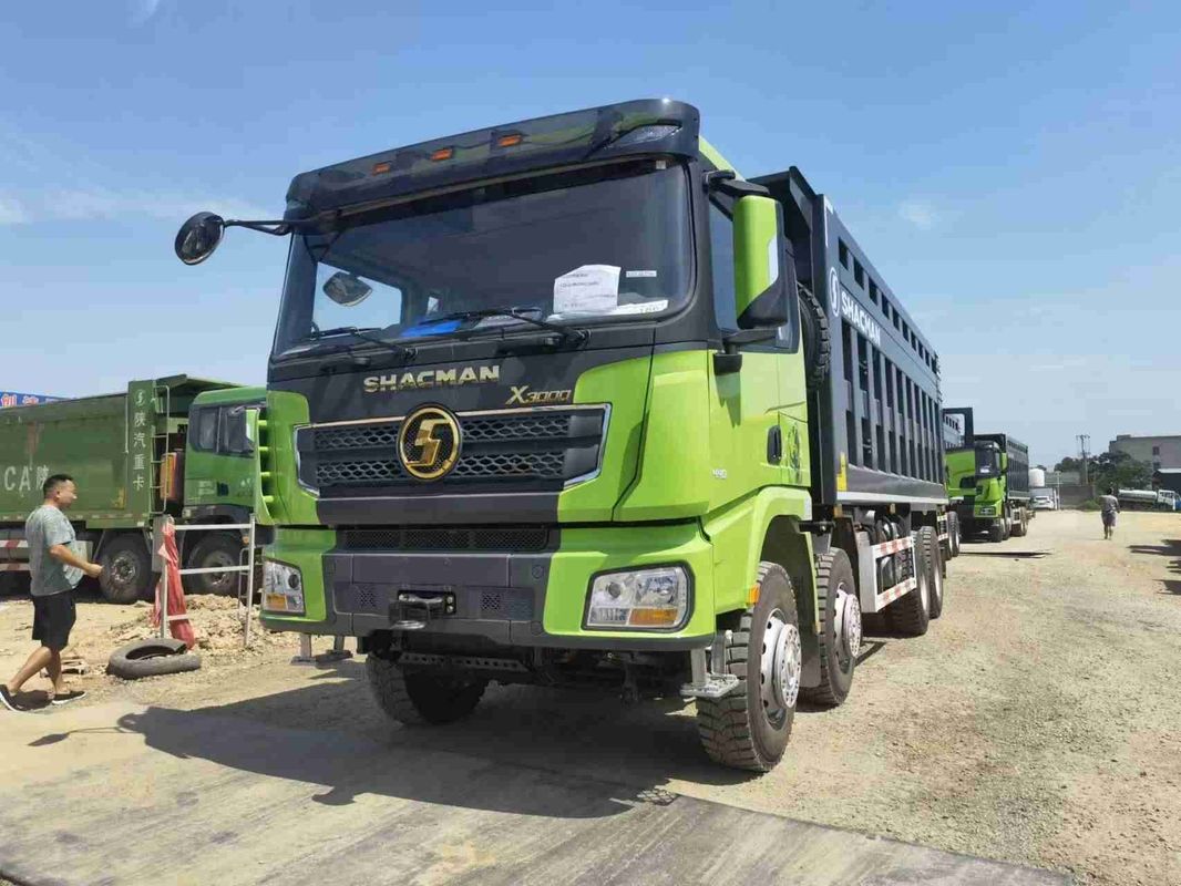 SHACMAN 8x4 440 chevaux EuroV chariot de décharge lourd blanc 20 à 30 tonnes chariot de décharge à bascule