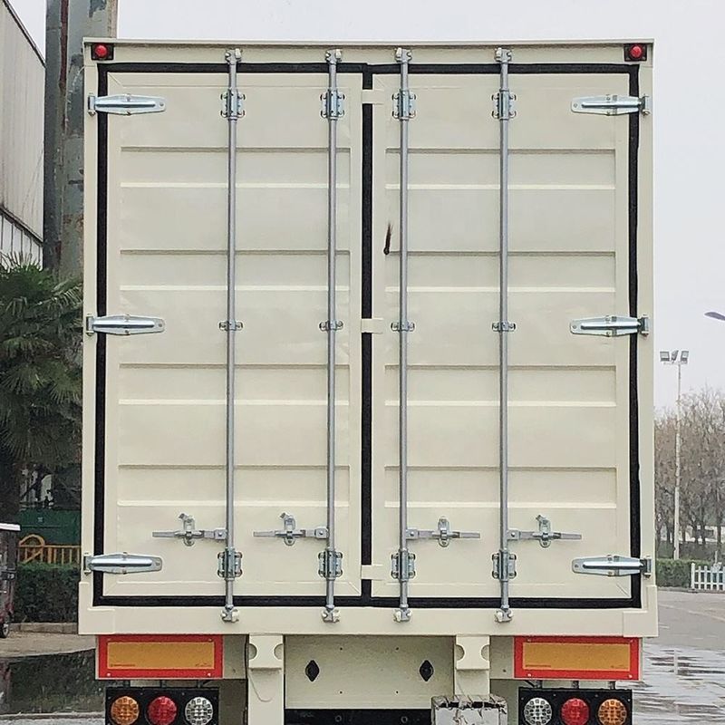 3 essieux SHACMAN Vans à sec pour les pieds, conteneurs, semi-remorques, CIMC