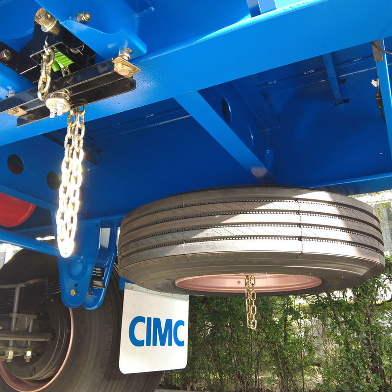 CIMC 3 essieux camion clôture de chargement 60 tonnes semi-remorque avec conteneur de verrouillage