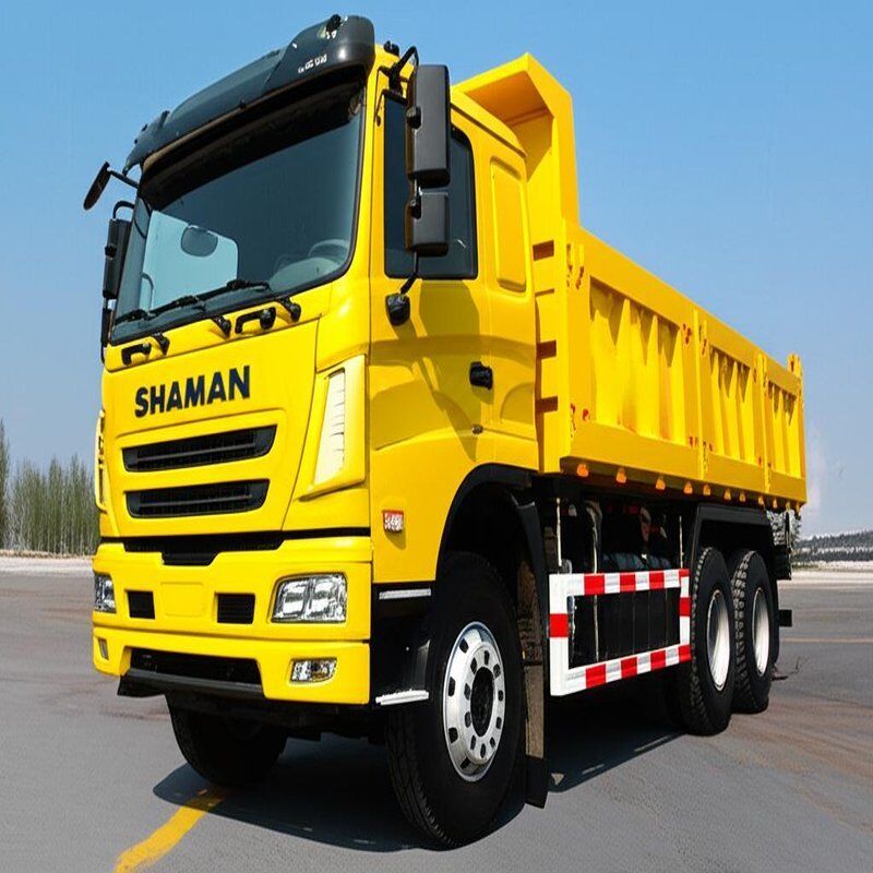 Shacman 8x4 camion de décharge lourd avec 12.00R20 pneus 400L réservoir de carburant et 165Ah batterie sans entretien
